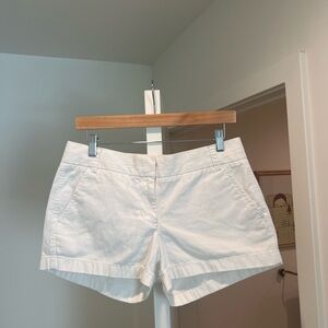 J. Crew Women's Classic White Shorts